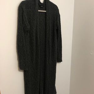 Pink Blush Maternity Grey Knee Length Cardigan